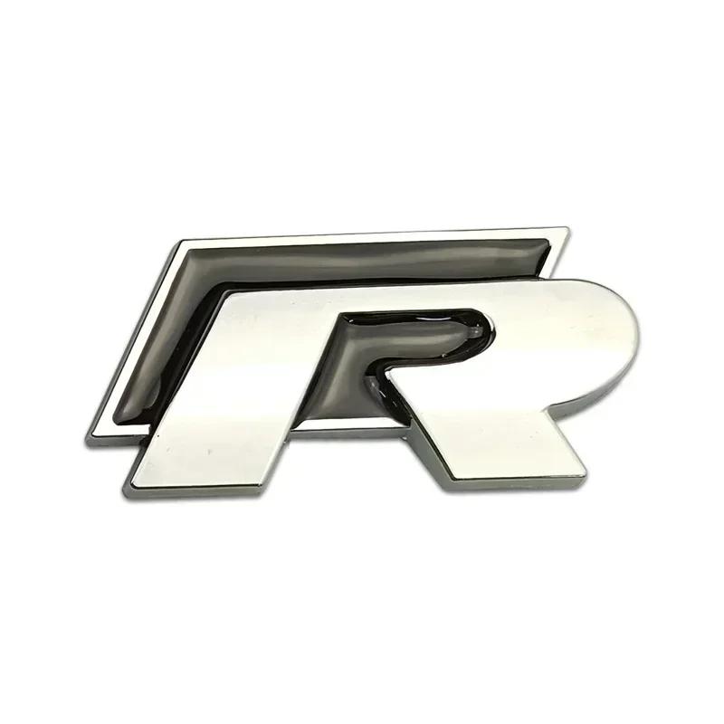 Golf 3 4 MK3 MK4 2026 Горячее Для VW VOLKSWAGEN Для Volkswagen VW R Rline Логотип Металлическая Решетка Радиатора Автомобиля Значок Наклейки На Задний Багажник Pol