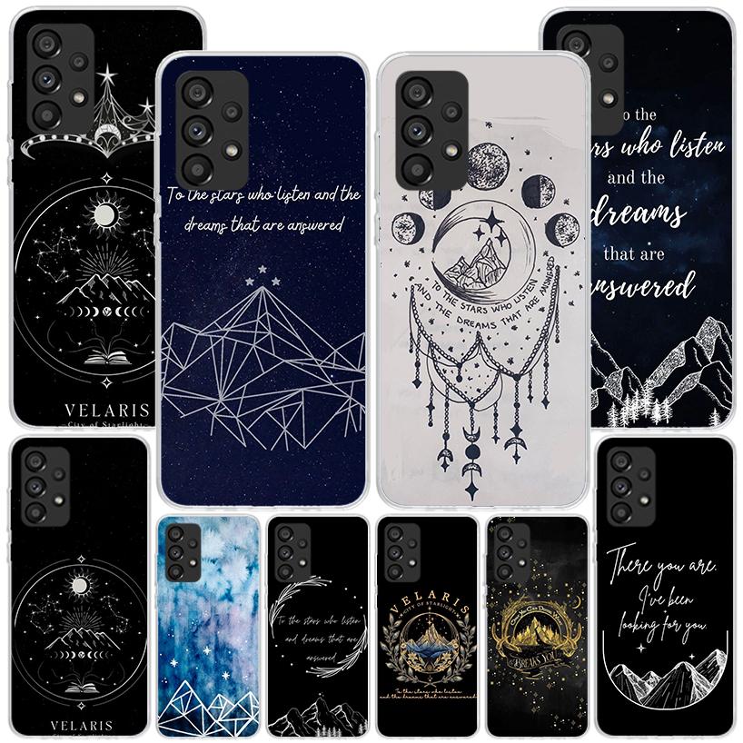 A Court of Mist Fury Sarah J Maas Phone Case For Samsung Galaxy A52 A32 A22 A12 A51 A31 A50S A30S A20S A10S Note 20 Ultra 10 Plu