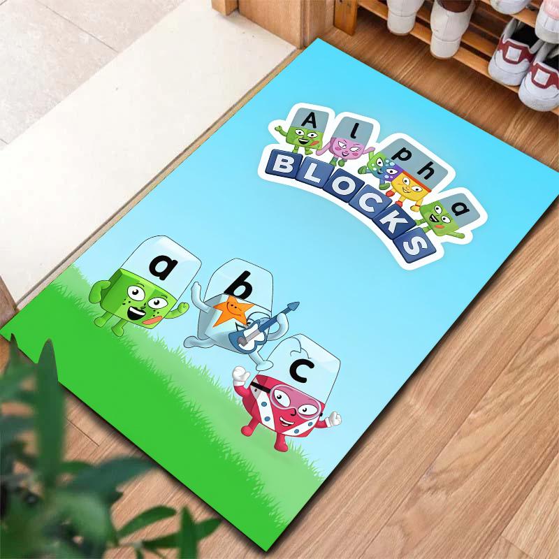 Alphablocks Carpet Rug for Living Room Bedroom Home Sofa Decoration,Kids play Nonslip Floor Mat