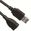 Удлинительный кабель USB 2.0, 1 м, штекер-мама, провод синхронизации данных, разъем адаптера шнура