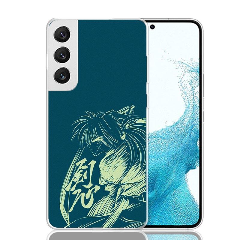 Rurouni Kenshin Anime Phone Case For Samsung Galaxy S26 Ultra S23 S24 S25 Edge S20 FE S21 S22 Plus Soft Print Shell Cover Fundas