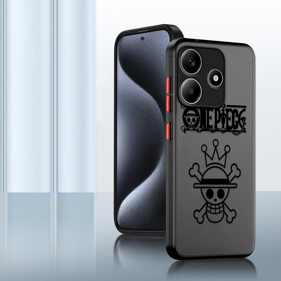 Аниме One Piece Логотип Чехол Задняя крышка телефона для Xiaomi Redmi Note 14 13C 10 9S 12 A4 11 14C 13 Pro Plus