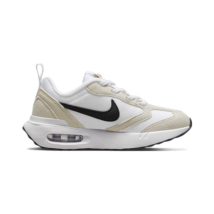 Nike Кроссовки Air Max Dawn с амортизацией, износостойкие, низкие, спортивно-повседневные, Белые Черные, для детей 3-7 лет DC9318-102