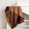 Элегантные шарфы с жаккардовым леопардовым дизайном, имитация кашемира, мягкие, теплые, с бахромой, шаль, зимний, холодостойкий, ветрозащитный, шарф-одеяло