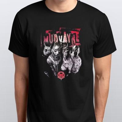 Футболка группы Mudvayne S M L XL XXL 3 4 XL цвета Черный