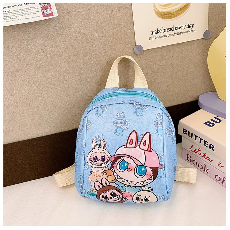 Labubu Children's Schoolbag Kindergarten Baby Lightweight Casual Backpack Boys and Girls Cute Cartoon Backpack KTY