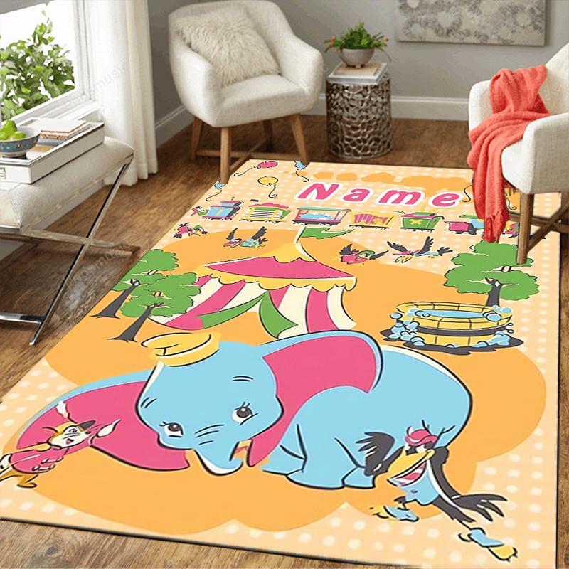 Custom 1Pc Dumbo'S Bubble Adventure Rug Office Carpet Indoor Outdoor Entrance Doormat Nonslip Soft And Comfortable Living Room D91653