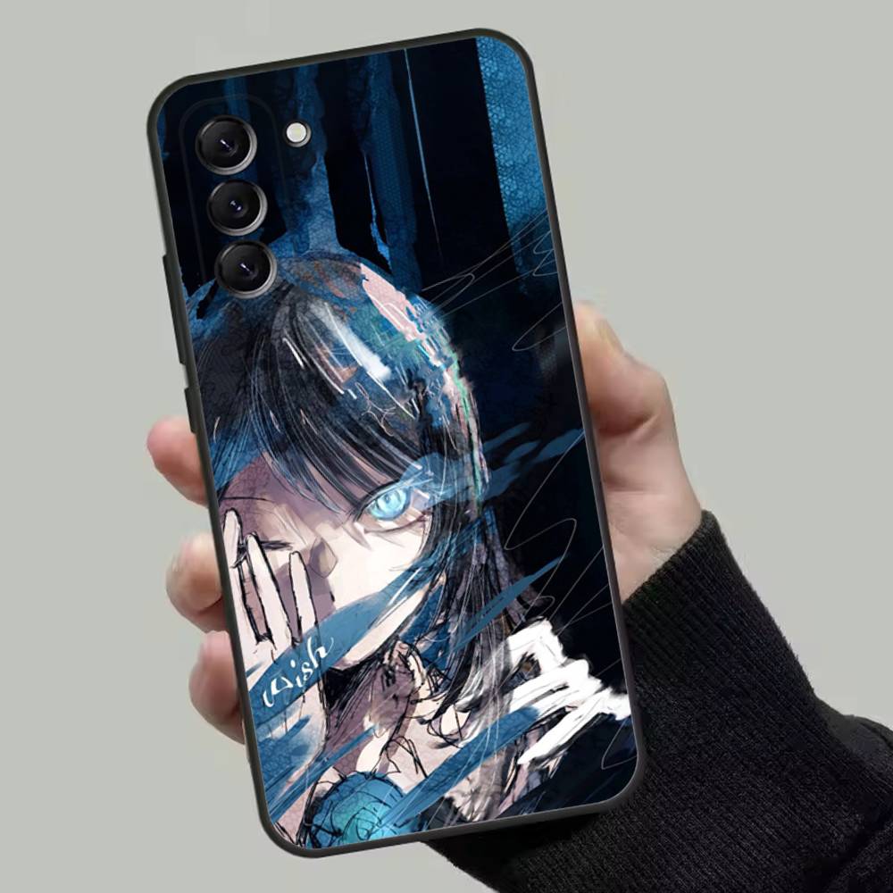 Чехол для телефона Ado Kyogen X Uta для Samsung Galaxy A13, A21s, A22, A31, A32, A52, A53, A71, A80, Мягкий черный корпус