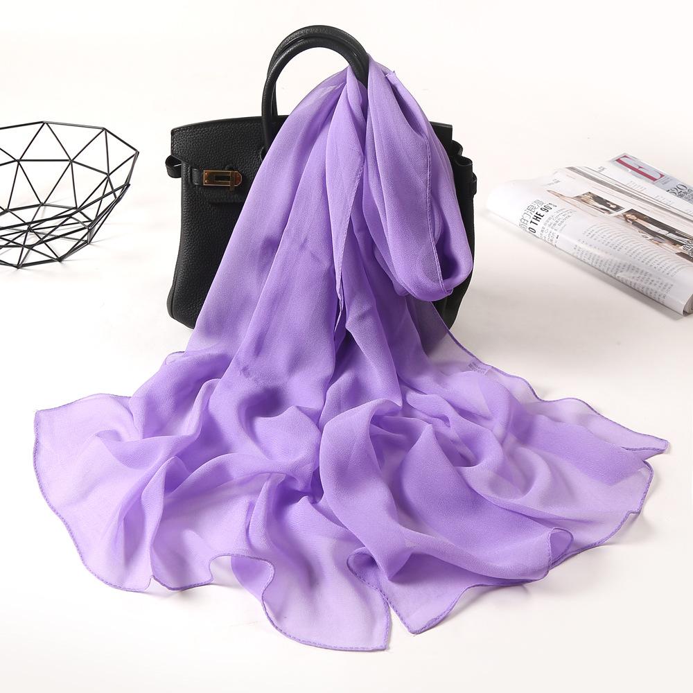 New Fashion Spring/Summer Women Solid Headband Beach Silk Scarf Shawls Female Long Wraps Panama Beach Sunscreen Hijab