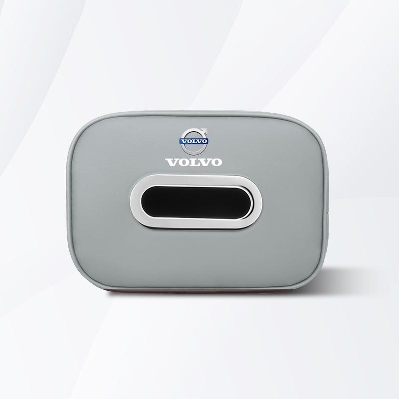 Car Tissue Box Sun Visor Paper Towel Storage Organizer Holder For Volvo ES90 EC40 EX40 EM90 XC90 V90 V60 XC60 V40 S80 S60 S90 C4