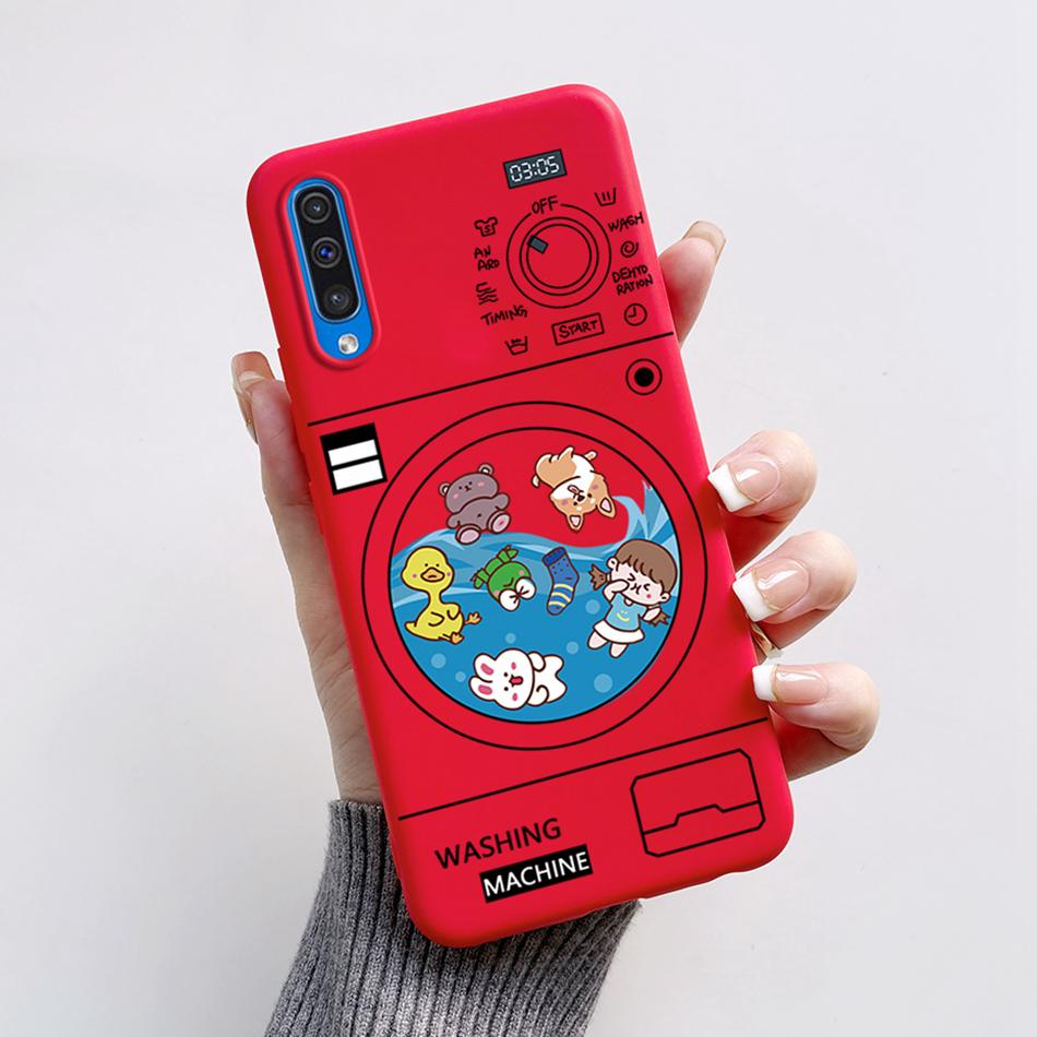 Чехол для Samsung A50 A50S A30S Мультяшный Мягкий Жидкий Силикон Полная Защита Задняя Крышка Телефона Для Galaxy A 50 50S 30S Funda Оболочка