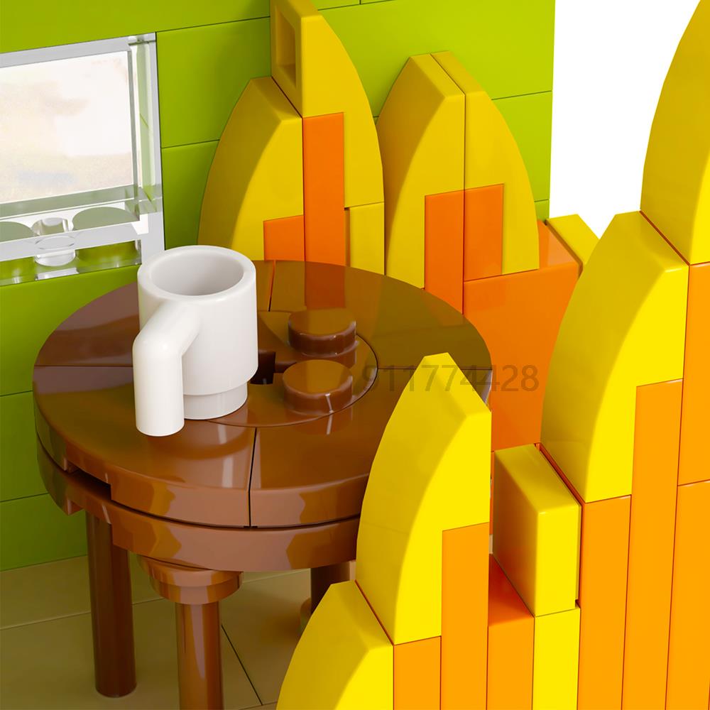 MOOXI Comics Аниме 299 шт. Карикатура MOC Кирпичики ЭТО НОРМАЛЬНО DIY Сценарий Конструкторы Образование Детские Игрушки Для Детей Подарки