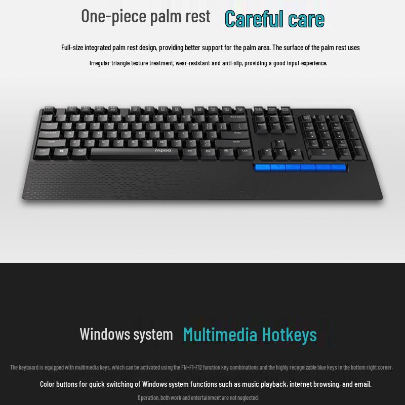 Rapoo X1800PLUS Wireless Keyboard and Mouse Combo