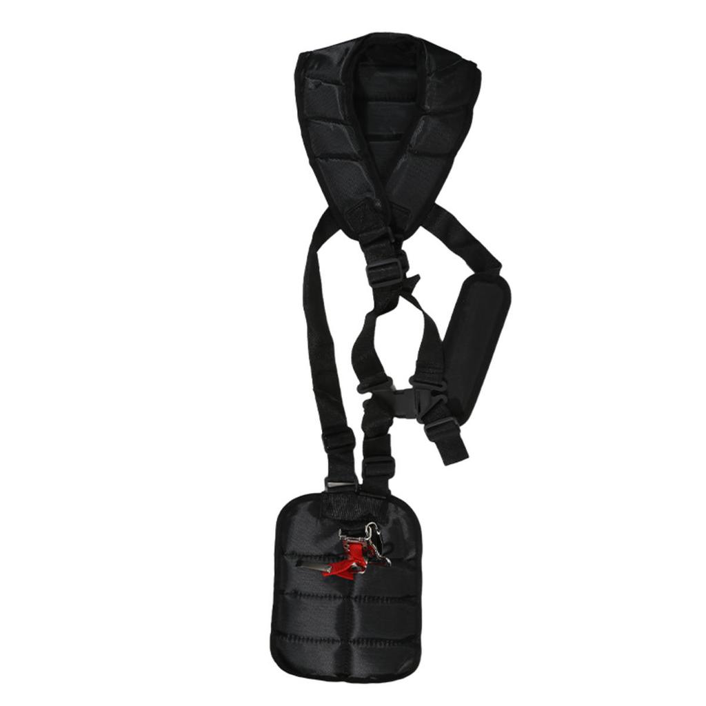 Double Shoulder Strimmer Harness Strap For Lawn Mower Grass Strimmer Brush Cutter Garden Power Pruner Adjustable Nylon Belt