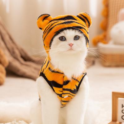 Милый осенне-зимний костюм для превращения маленького животного, питомец, котенок, кошка, марионетка, британская короткошерстная голубая кошка, одежда для кошек против выпадения шерсти