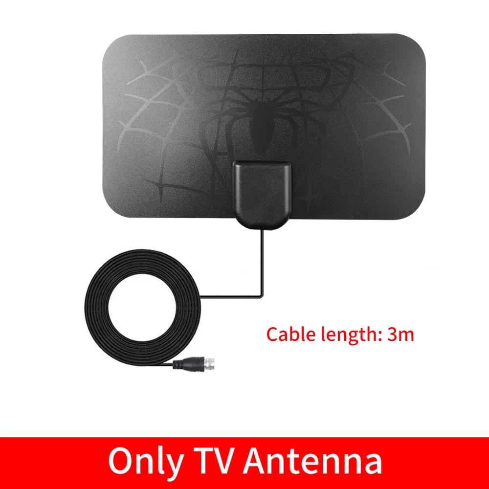 Портативная HD ТВ-антенна - Усиленная цифровая антенна 30 дБи с DVB (Внутри снаружи)