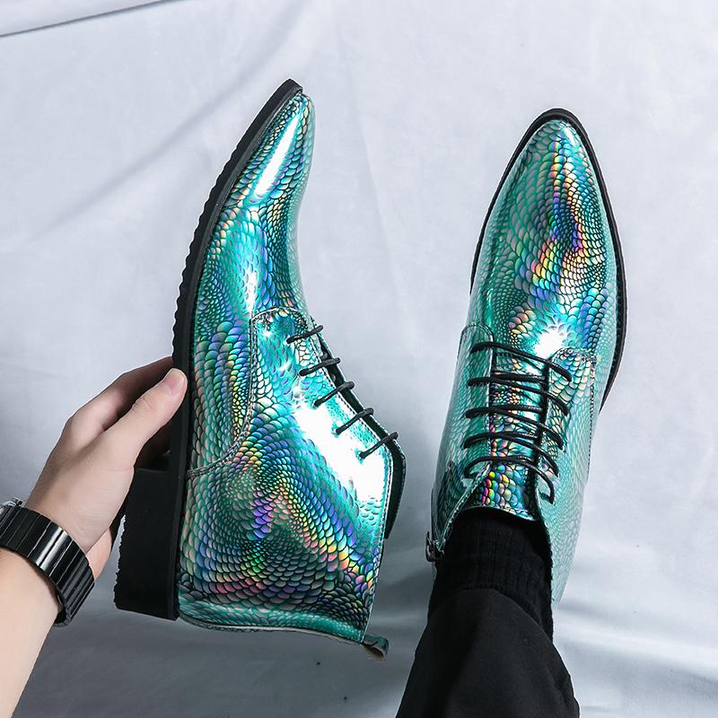 Новые мужские туфли-лодочки из лакированной кожи с острым носком, мужские высокие кеды, свадебные, для вечеринки, платья, лоферы, дизайнерские, мужские, формальные, zapatos hombre