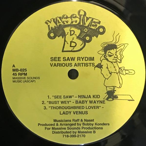 12-дюймовая пластинка VARIOUS - See Saw Rydim MB025 Массивный B Регги, Ска и Даб Б/У