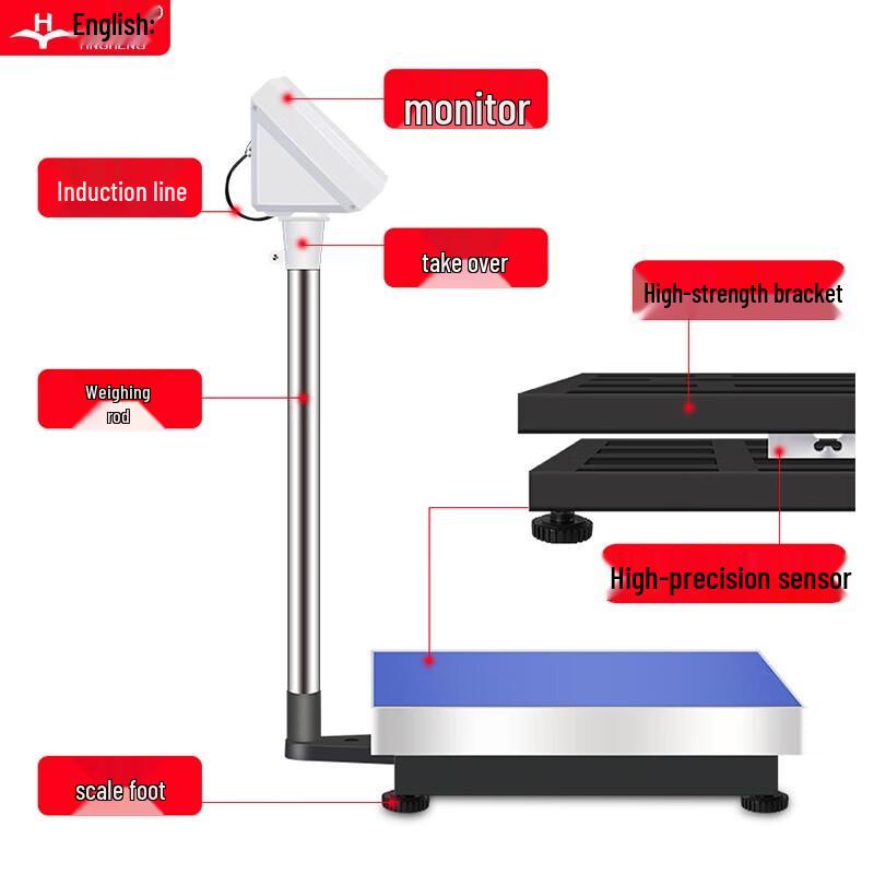 Yingheng Rechargeable High-Precision Platform Scale (CN version)