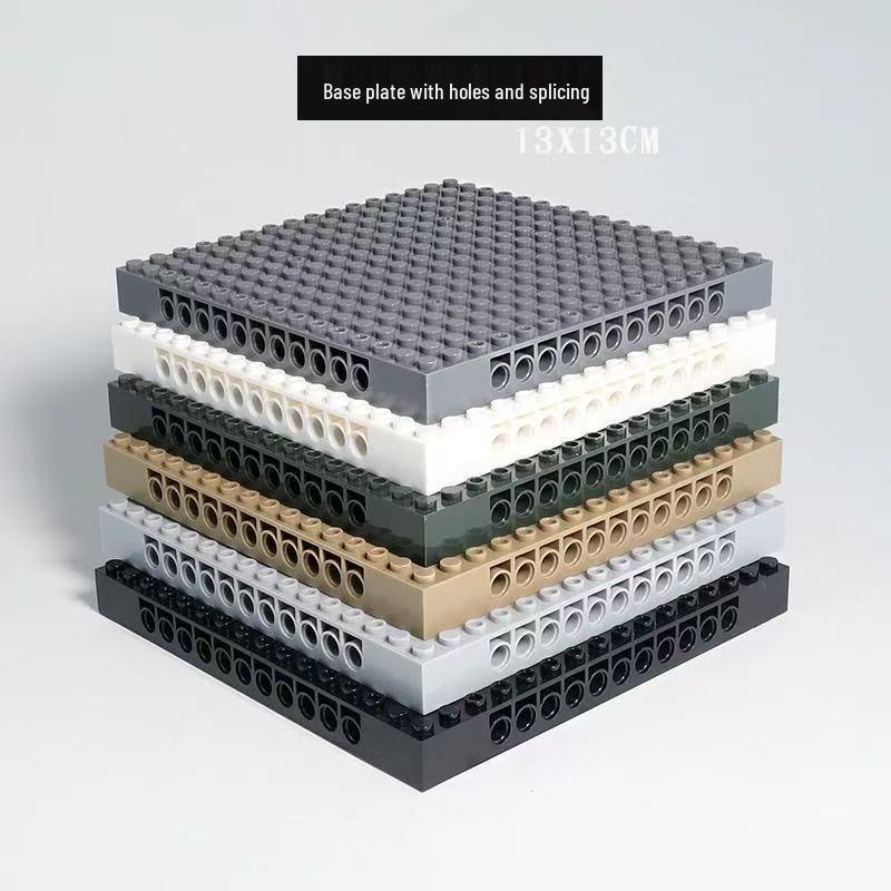 База-пластина Lego-совместимая 16x16 с отверстиями для творческой сборки