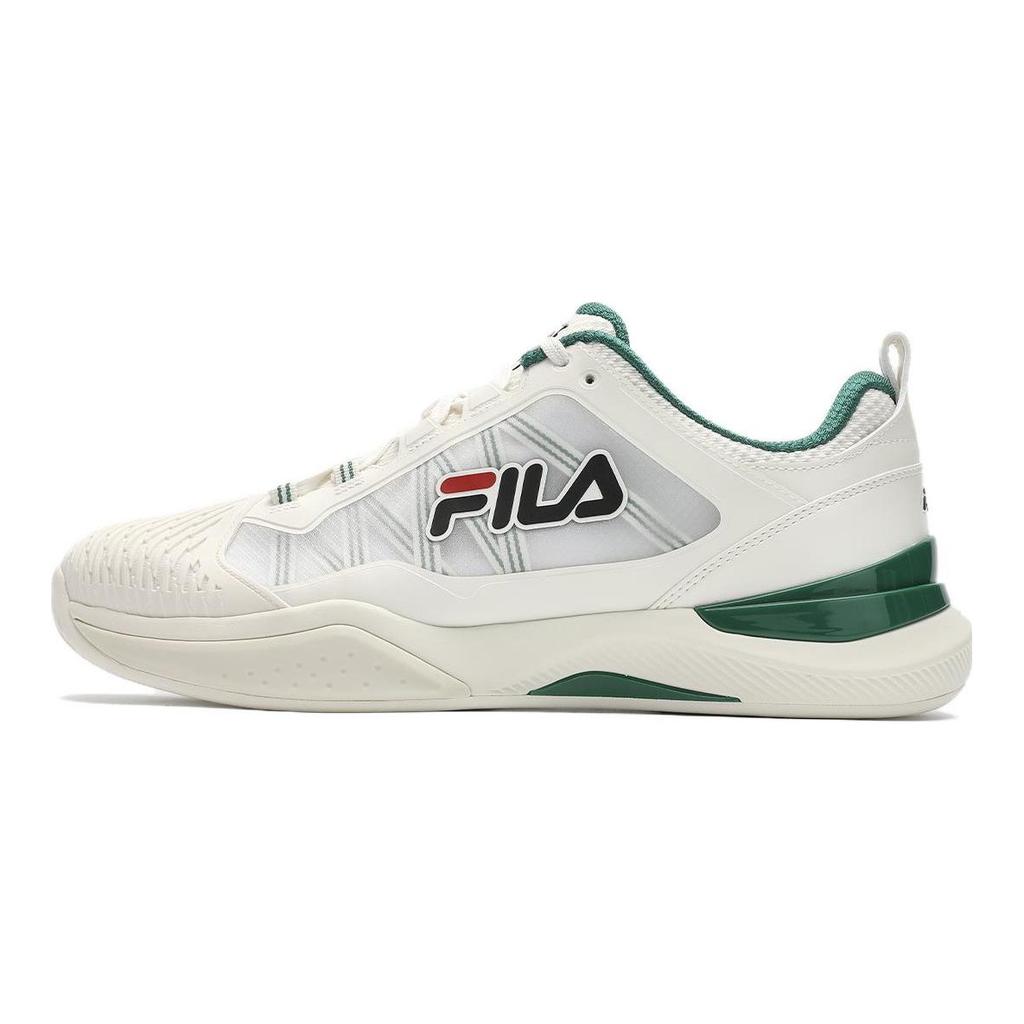 Fila SPEED SERVE Текстиль, Искусственная кожа Дышащее Покрытие Поддержка Низкий верх Теннисные кроссовки Мужские Белый Зеленый A12M411501FSW