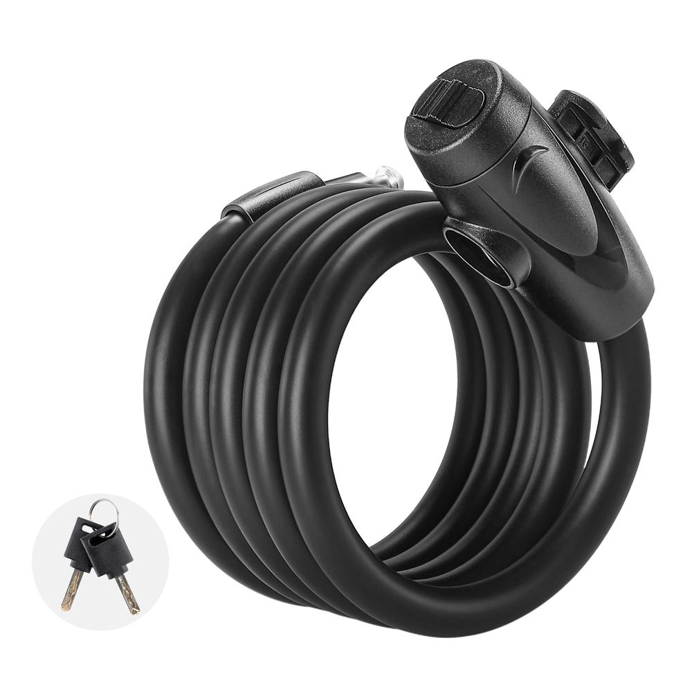 Bicycle Safety Lock Antifreeze Steel Cable Lock AntiTheft Elasticity Lock Road Bike Steel Wire Lock