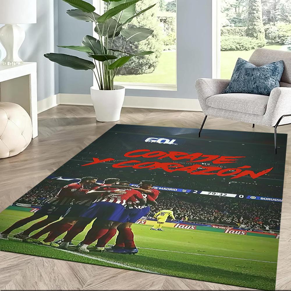 Atletico Madrid Floor Rug Office Rug Perfect For Dormitory Entryway Game Room Decorate Room Antislip Rug Office Home Decor Perfect Gift For Womenmen