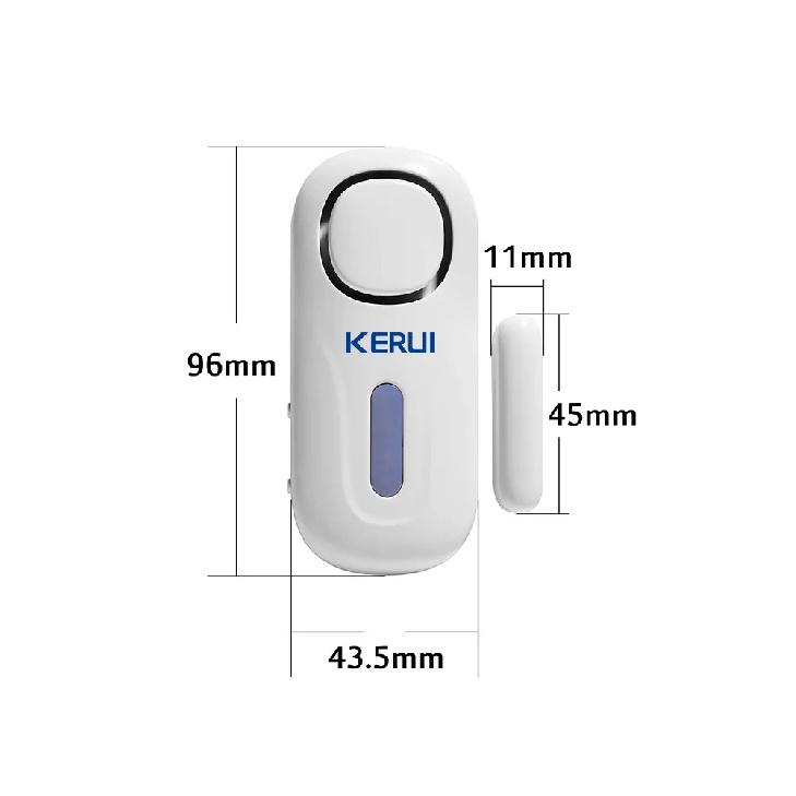 KERUI 120dB Wireless PIR Door Window Burglar Alert Sensor Home Security Arm Disarm Anti-Theft Alarm System with Remote Control