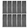 10PCS PC Case Dust Filter Cover Black Fine Hole PVC Magnetic Computer Case Dust Cover for PC Case