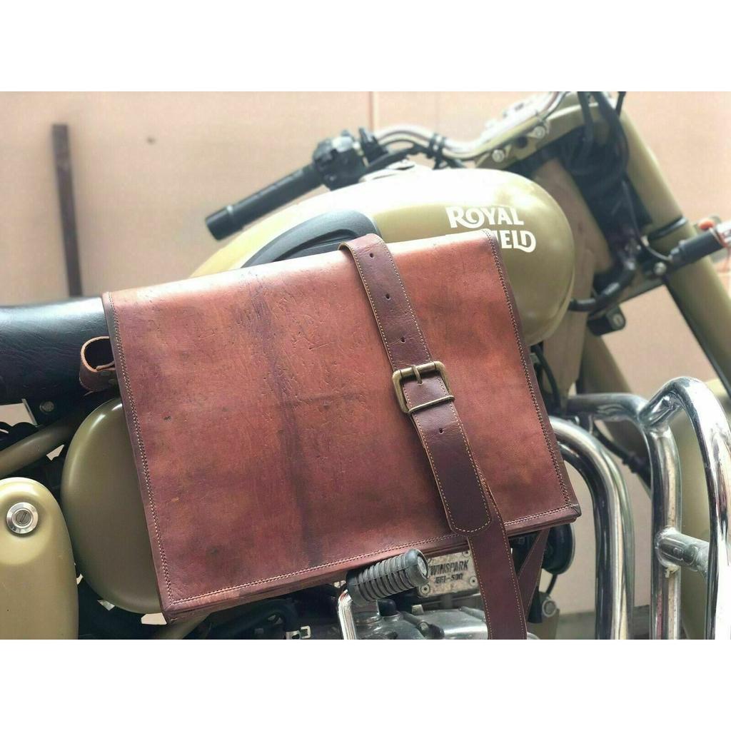 Новая мужская сумка-мессенджер из козьей кожи, настоящая сумка для ноутбука, коричневый портфель