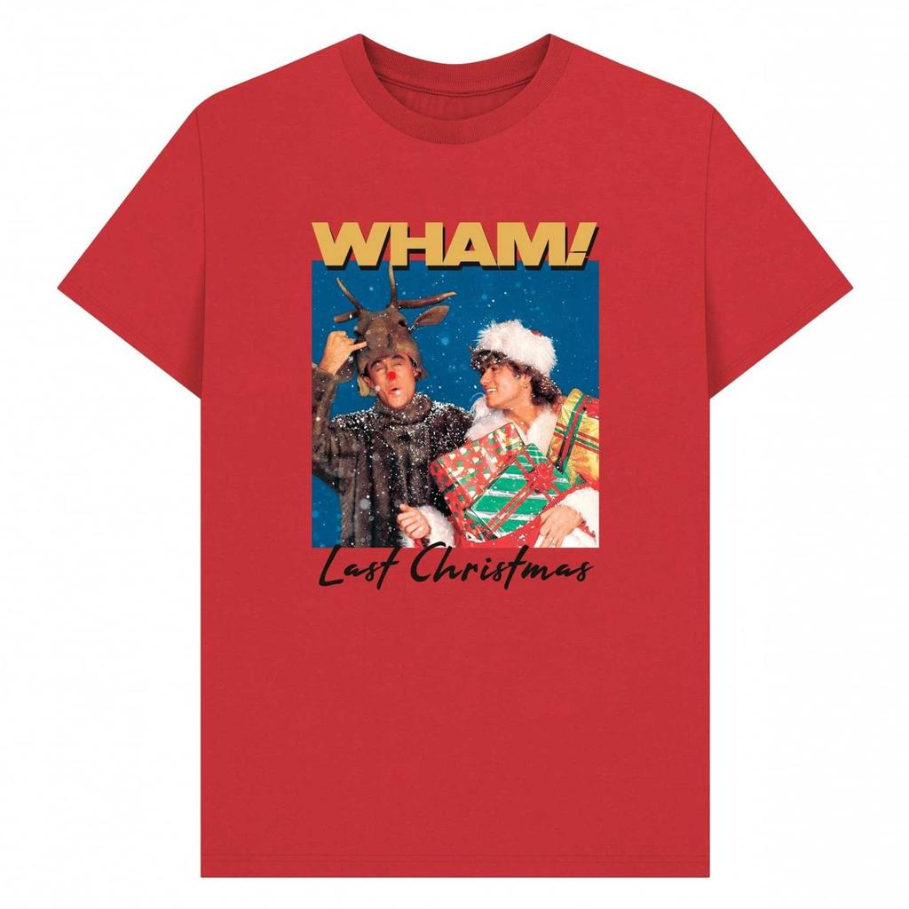 Wham Unisex Adult Last Christmas Graphic T-Shirt