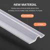 2M Grey Wearable Door Window Sealing Strips Pu Foam Self Adhesive Tape Waterproof Dustproof Sealing Tape Sound Insulation Tools