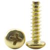 Саморез TB Gold: Крест большой плоский, плоский хвост, зонтик и грибовидная головка - M3, M3.5, M4