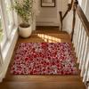 Kusama Yayoi Floor Mat Flannel Non-Slip Washable Soft Absorbent Rug For Bathroom Kitchen Bedroom Home Decor