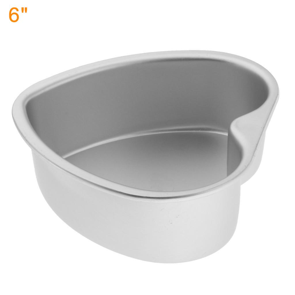 6inch Heart Baking Pan Aluminum Alloy Dishwasher Safe Non Finish