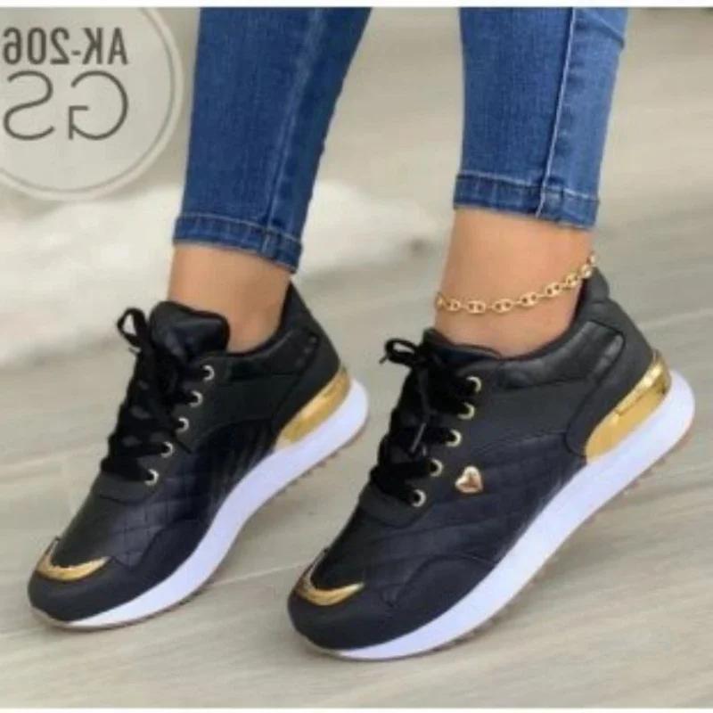 Модные женские кроссовки в сетку, пэчворк, на шнуровке, женские туфли на плоской подошве, для бега и ходьбы, удобная дышащая женская обувь Sapatos