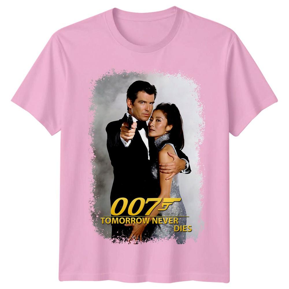 Tomorrow Never Dies 1997 Movie Poster Inspired TShirt Retro 80s Tee