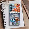 Чехол для телефона S-Gumball и Darwin для Samsung Galaxy A73,A21s,A22,A31,A52,A53,A71,A41 Мягкий черный корпус