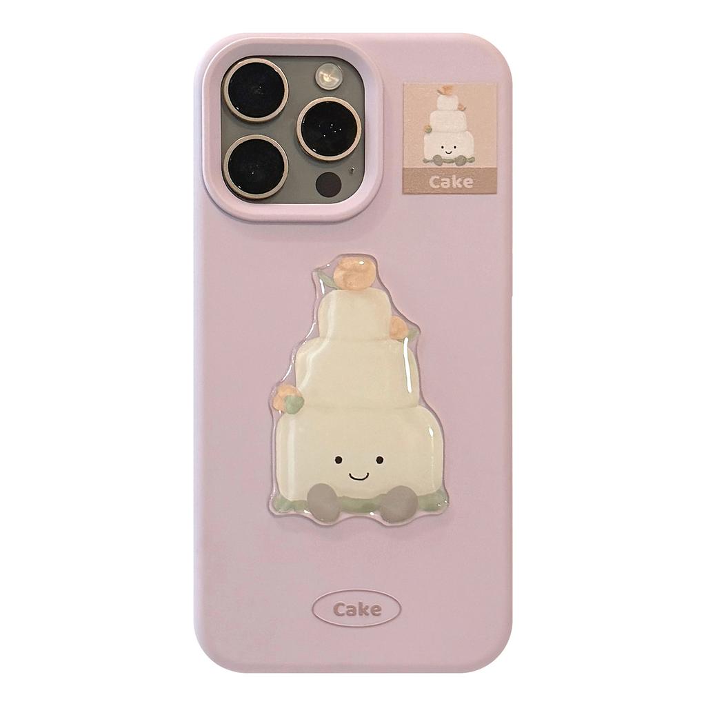 Three-dimensional Cream Cake 15promax Apple 17 Mobile Phone Case Iphone16 Suitable for 13 Girl Cartoon 12