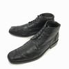 80s-90s Vintage Van Lier Leather Chukka Boots 7.5 26.0 black(USED)
