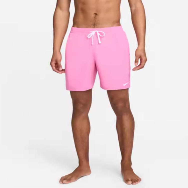Nike Beach Shorts Men's Fun Pink/White FZ6259-675