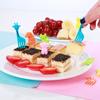 New Animal Fruit Fork Picks Cartoon Animal Food Toothpicks Fruit Food  Bento Box Accessories Party Deco  Food Grade Plastic