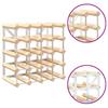 20 Bottle Wine Rack Solid Pine Wood