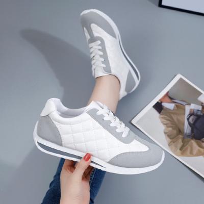 Женские кроссовки, модная кожаная повседневная обувь, кроссовки для спорта на открытом воздухе, женские легкие туфли на плоской подошве для ходьбы, вулканизированные туфли Tenis Mujer