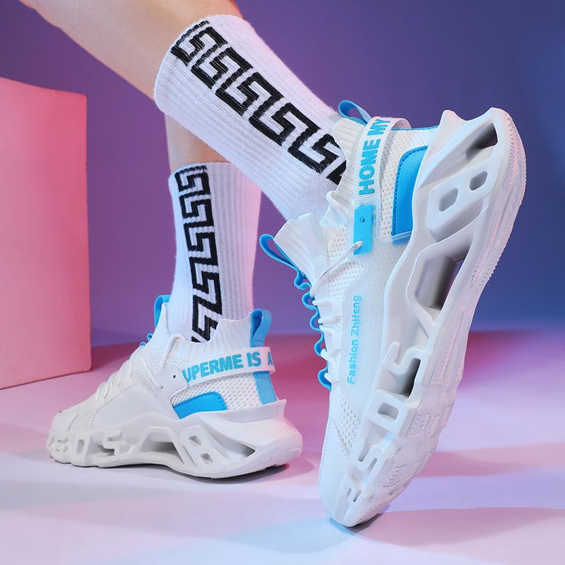 Модные повседневные спортивные кроссовки, мужские дышащие баскетбольные кроссовки для бега для мужчин, удобные мужские кроссовки хорошего качества в стиле панк-стрит