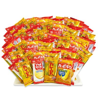 Kameda Seika Мини-рис по отдельности 3 Всего 100 Ассорти Наборы Turn Curry Rice Мягкие регистрационные крекеры, завернутые, Типы, (Счастливые крекеры, салат)