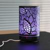 100ML Aroma Diffuser Ultrasonic Humidifier with 7 Color Light, 1H/2H Timer, Auto Shut-Off, Leaf Essential Oil Diffuser for Home