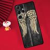 Daryl Dixon Wings Zombie Case For Samsung Galaxy S21 S22 S23 S24 Ultra Plus S20 FE S8 S9 S10 Note 10 20 Ultra Cover
