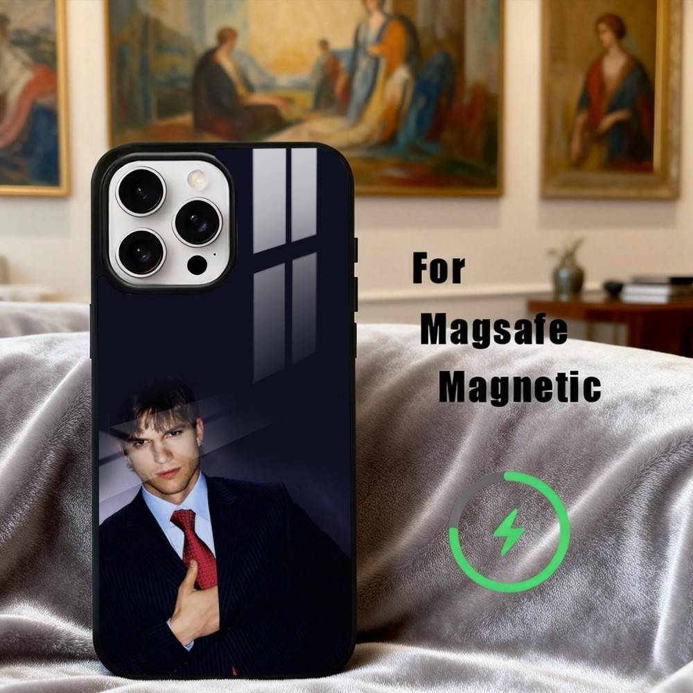 A-Ashton-N Attractive K-Kutcher-R Phone Case For iPhone17,16,15,14,13,12,11 Plus,Pro Max Magnetic For Magsafe Wireless Charging