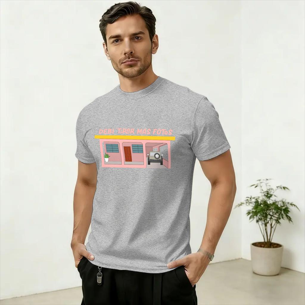 Oversized TShirt Summer Un Verano Sin Ti Bads Bunnys Leisure T Shirts Pure Cotton Tshirt for Unisexs Y2K Pattern Short Sleeve
